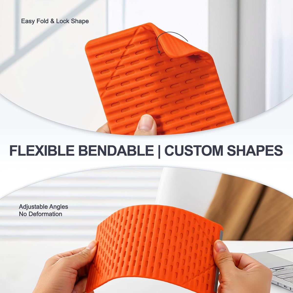 Foldable Silicone Phone Stand – Adjustable Mobile Holder