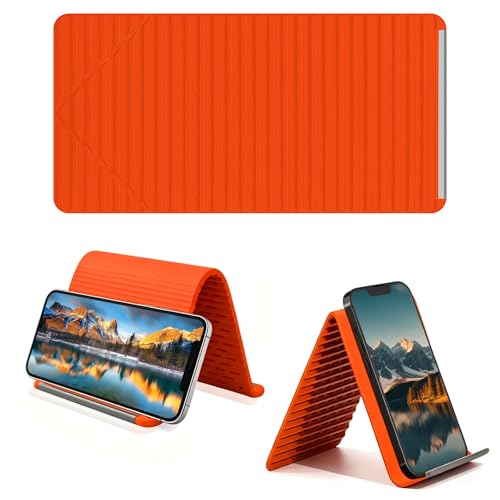 Foldable Silicone Phone Stand – Adjustable Mobile Holder