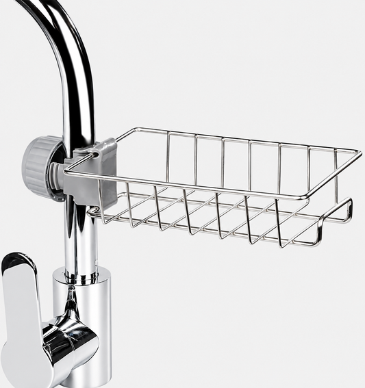 Stainless Steel Kitchen Sink Caddy – Faucet Sponge Holder